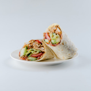Homemade Chicken shawarma wrap
