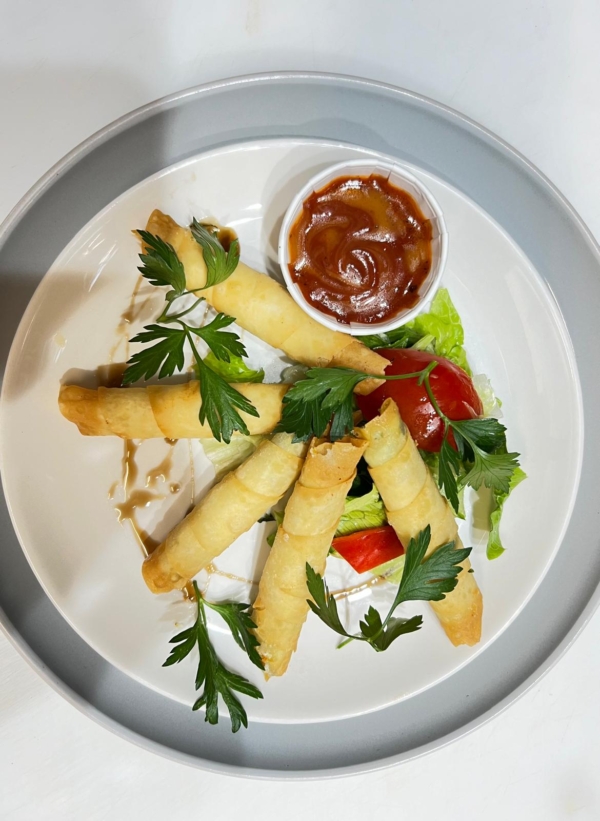 Golden fried Homemade Borek